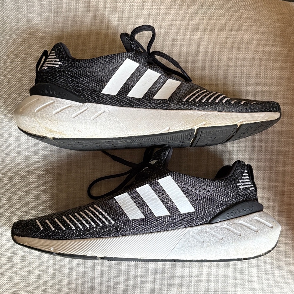 adidas Black and White women's Athletic Running Shoes